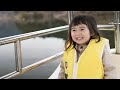 #2月初めて船に乗る2歳と0歳#おれはまだ妊娠しない#船の車庫入れ失敗