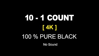 10 to 1 Counter in Apple Sans [4K] - 24 FPS