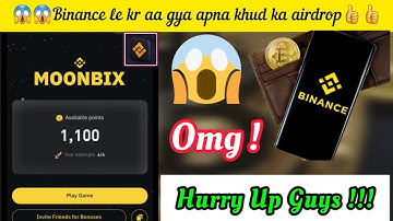 Binance Moonbix Airdrop Full Guide | Moonbix Airdrop Listing On Binance | Binance Moonbix Bot