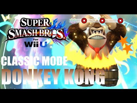 Super Smash Bros For Wii U - Classic Mode: DK - YouTube
