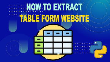 Python for Beginners | How to extract table data from website using python | #webscraping