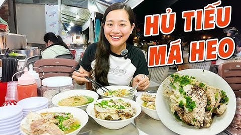 Nửa đêm dẫn team ăn Hủ tiếu má heo Đặc sản Cà Mau | ÁNH KUA