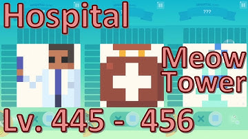 Meow Tower: Nonogram (Offline) Walkthrough Level 445 - 456 (Hospital Level)