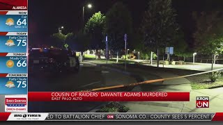 Cousin of Raiders' Davante Adams killed in East Palo Alto shooting