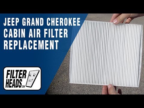 How to Replace Cabin Air Filter 2015 Jeep Grand Cherokee - YouTube