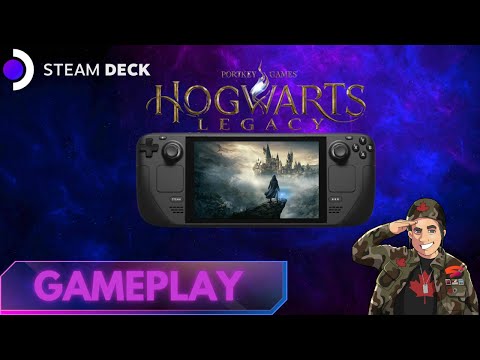 Hogwarts Legacy Pre Launch Steam Deck Gameplay Steam OS First 20 minutes #hogwartslegacy