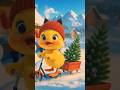 Cute Duck Buy a Christmas Tree 🎄🎅| Cozy Winter #shorts #animalshorts #cutepets #duckling #cute #duck