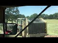 Hay baling with 1086IH and Vermeer 605F