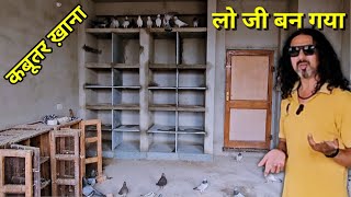 Kabootar कबूतर ख़ाना हो गया तय्यार | Sabri Pigeon Home old Pigeon Breed only | Jaipur tonk pigeons op
