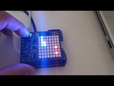 Raspberry Pi SenseHat Snake - video 01