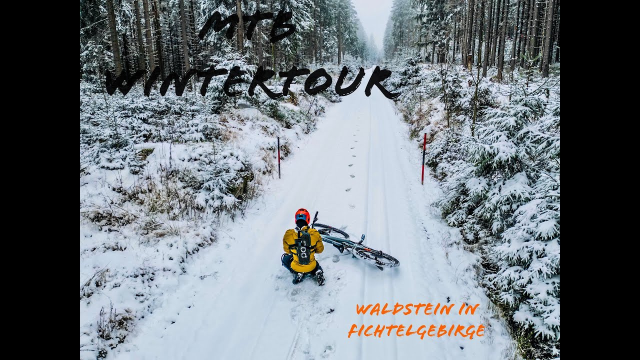 MTB Wintertour im Fichtelgebirge am Waldstein