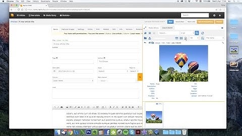 Overview of the publishing workflow