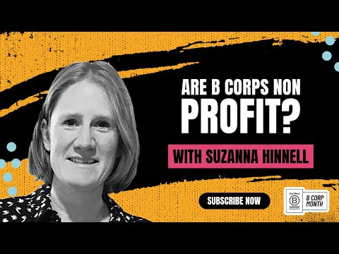 Are B Corps non profit? | With Suzanna Hinnell of 4C Associates