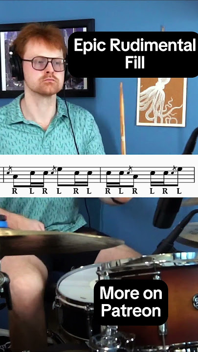 This is a epic rudimental fill #drums #drumeo #drumdrum #drumeoofficial