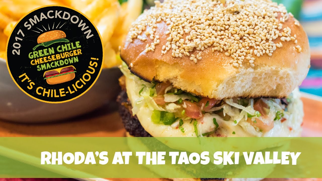 2017 Green Chile Cheeseburger Smackdown Rhoda's at the Taos Ski Valley