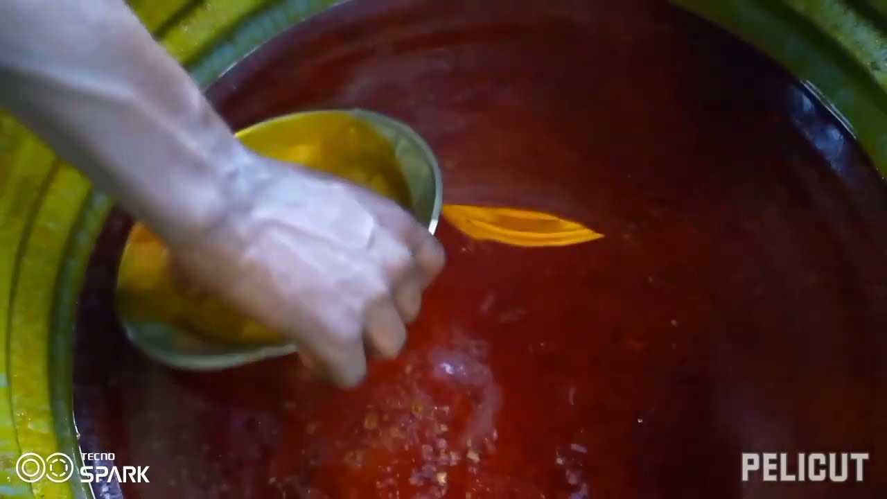 Kenya processing palm, Original ways of processing palm oil.