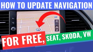 how to update car navigation maps