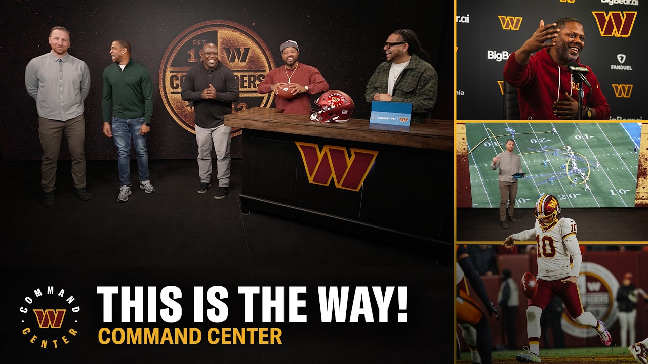 Daniels & McLaurin Breakdown, New Commanders Coordinators & Way is Here to Stay! | Command Center