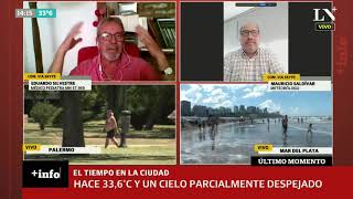 Qué significa la “advertencia violeta” del Servicio Meteorológico Nacional por el calor