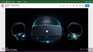 Module 11 Virtual Reality