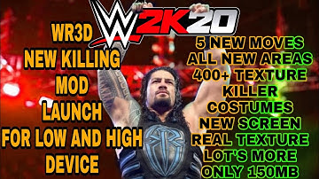 WR3D-2K20 NEW KILLING MOD LAUNCHED FOR LOW AND HIGH DEVICE DOWNLOAD FAST