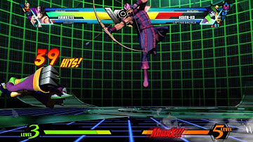 UMVC3 EX - Hawkeye combo