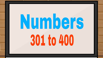 Numbers 301 to 400 | Counting | Maths for kids |