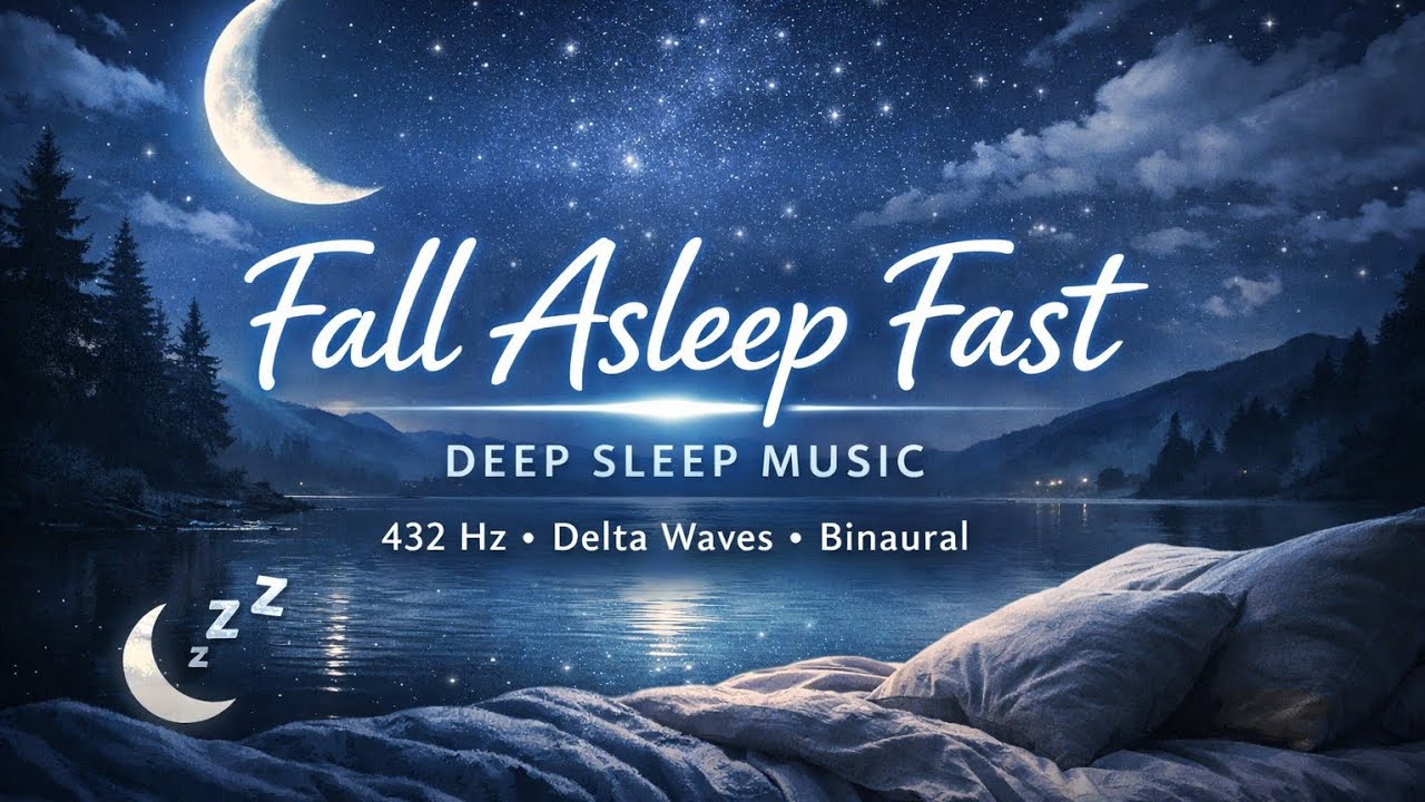 Fall Asleep Fast 🌙 Deep Sleep Music | 432Hz Delta Waves | Binaural ...