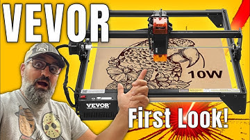 VEVOR 10w Laser Engraver Unboxing, Assembly & First Impressions!