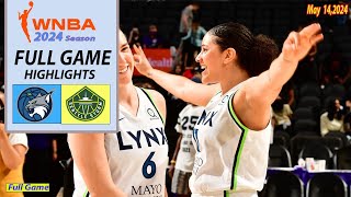 Minnesota Lynx vs Seattle Storm Full Game Results | WNBA 2024 Season | Women's basketball