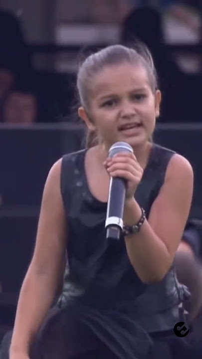 This girl rocks! Rhythm Master, Polly Ivanavo sings ‘We Will Rock You!’