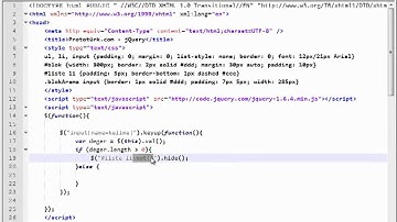 jQuery ile Listede Arama Yapma.mp4