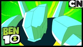 Мультфильм Ben 10 Diamondhead Fights Simon Bridge Out Cartoon Network