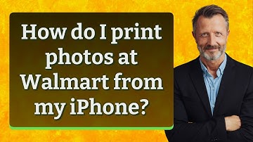 How do I print photos at Walmart from my iPhone?