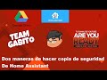 Dos maneras de hacer copia de seguridad de Home Assistant