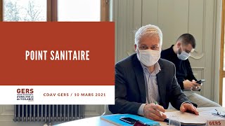 SANTÉ - CDAV Gers / 10 Mars 2021 / Le Point Sanitaire