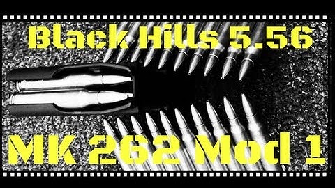 Black Hills MK 262 Mod1 77gr 5.56 OTM Ballistic Gel Test (HD)