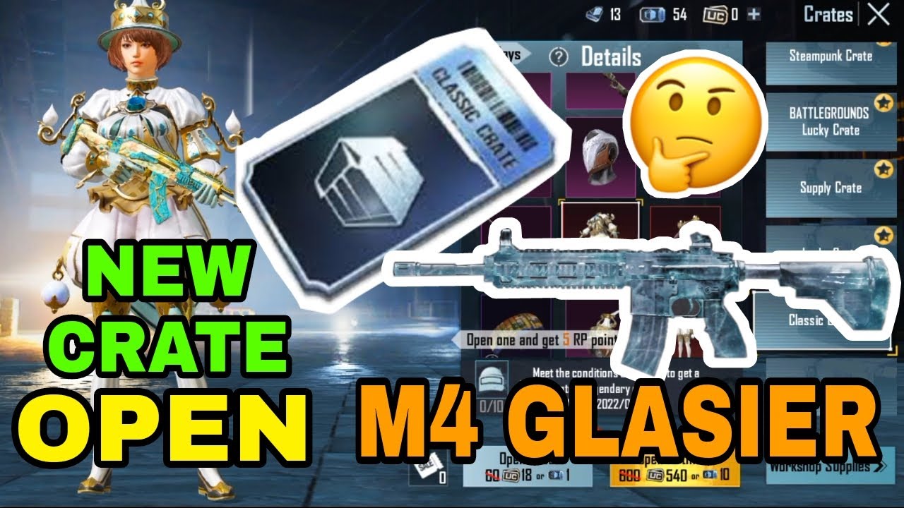 BGMI Crates opening classical crate opening in Samsung a6,a7,a52,m12