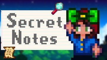 The Ultimate Guide to Secret Notes in Stardew Valley