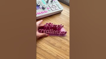 3D printed name plates now available on my website 🫶