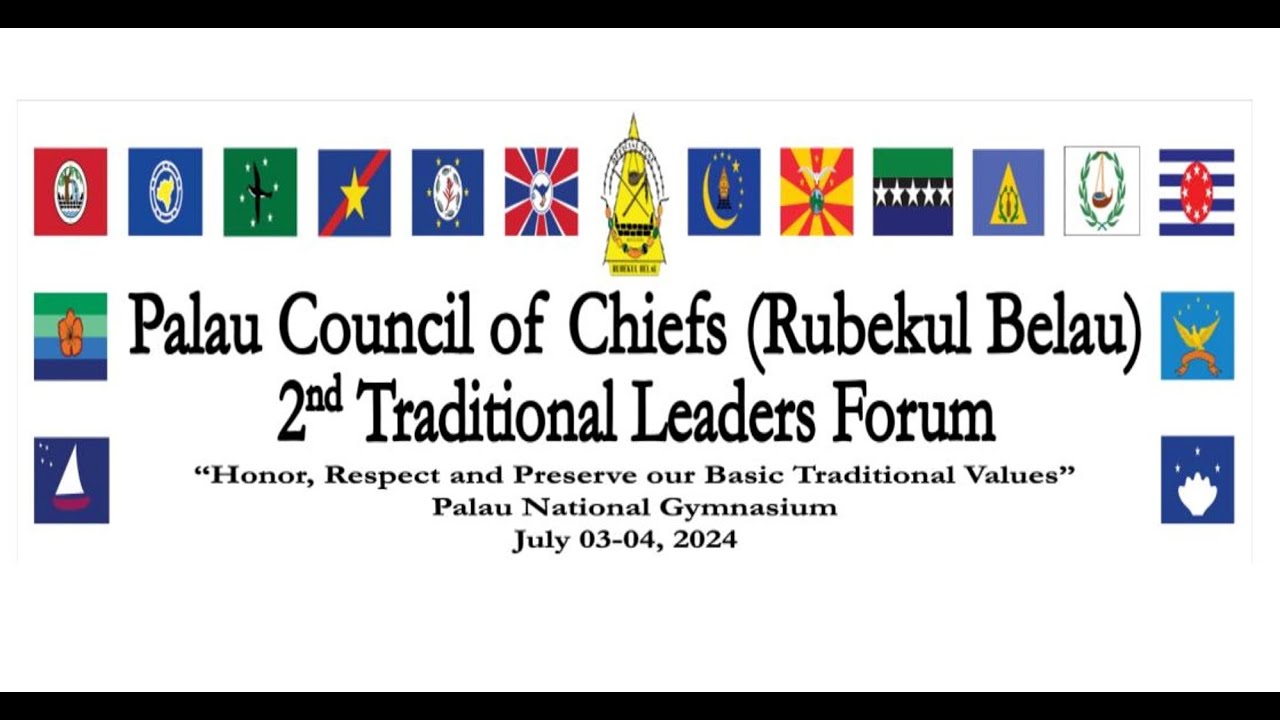 Rubekul Belau 2nd Traditional Leaders' Forum | Day 1