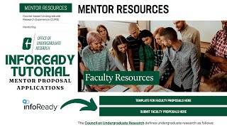 Infoready Tutorial: OUR Mentor Proposal Application