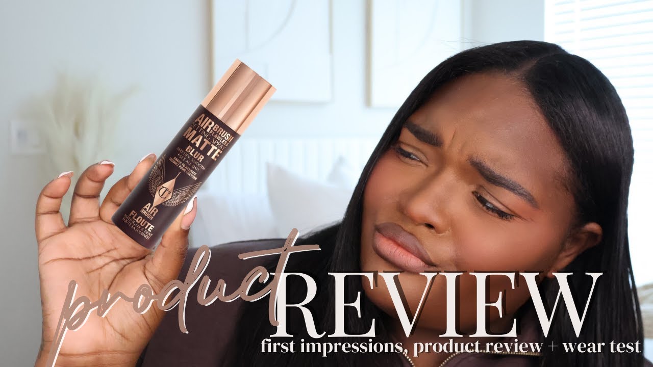 best MATTE setting spray?! | Charlotte Tilbury matte setting spray review + oily skin wear test