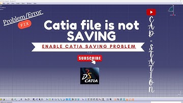 File Save Option Missing Problem Solved in CATIA V5 || Catia save option not showing