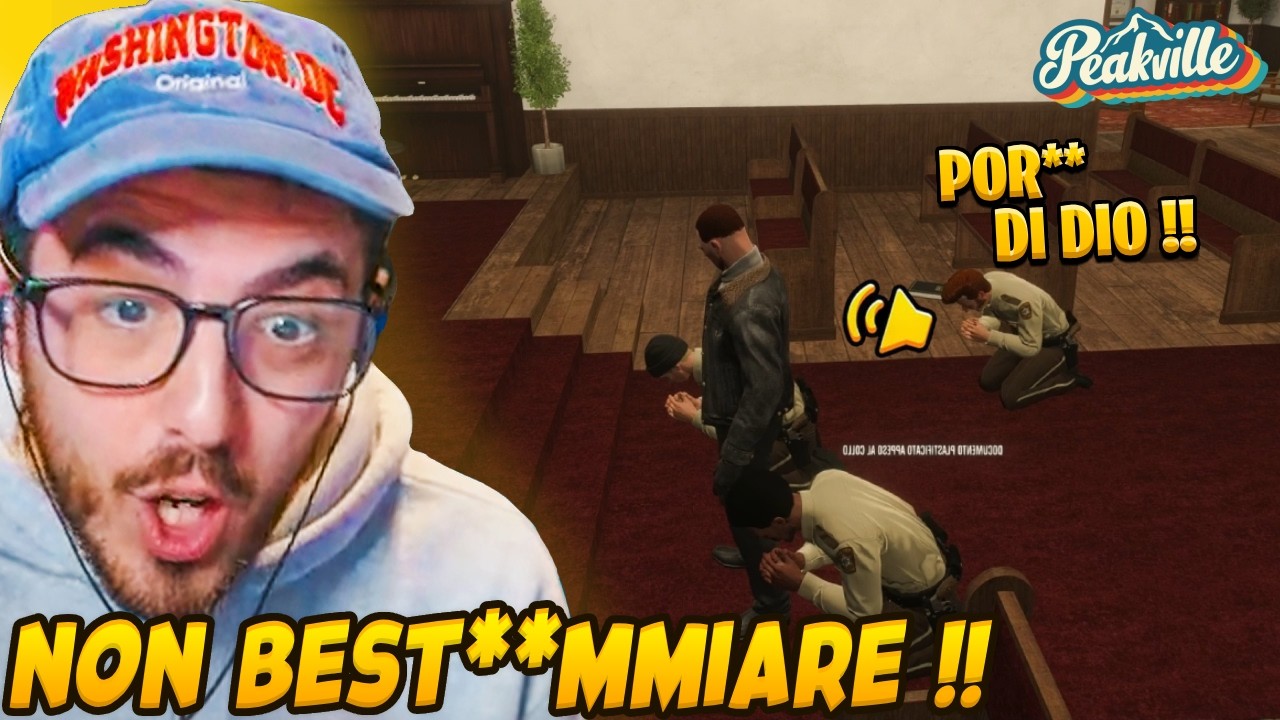 SCERIFFI BEST*MMIATORI ENTRANO IN CHIESA E... DISASTRO!! GTA RP PEAKVILLE #10