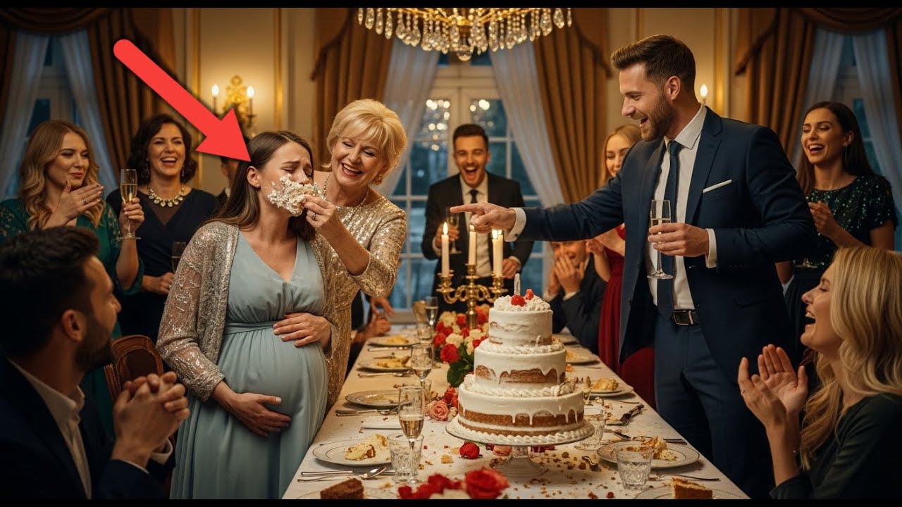 Upokorzył Ciężarną Żonę na Urodzinach Matki — Aż Wszedł Jej Ojciec i Sala Zamarła