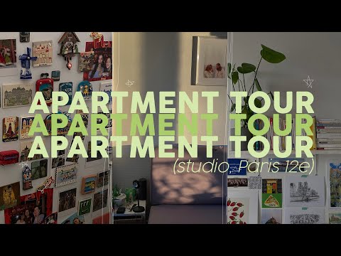 APARTMENT TOUR / STUDIO TOUR (Paris 12e, 16m2)