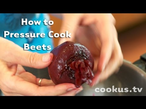 How to pressure cook beets
