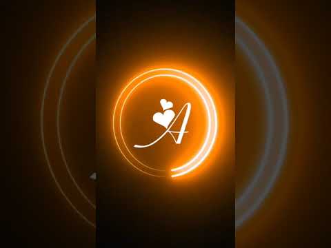 'A' Letter Neon