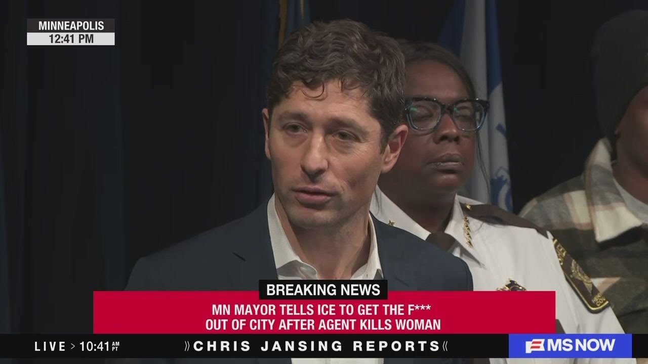 CHRIS JANSING REPORTS   MAYOR FREY TELLS ICE TO F OFF   01 07 2026